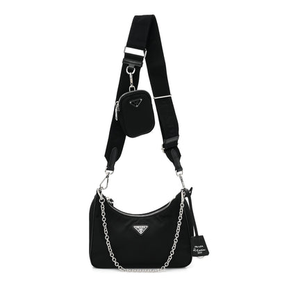Prada Nylon Re-Edition 2005 Shoulder Bag Black 1 of 8