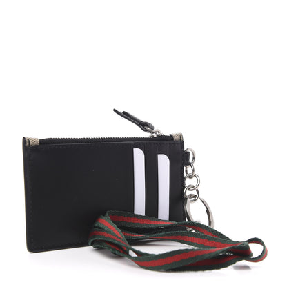 Gucci GG Supreme Monogram Tiger Print Lanyard Coin Case Card Holder 3 of 7