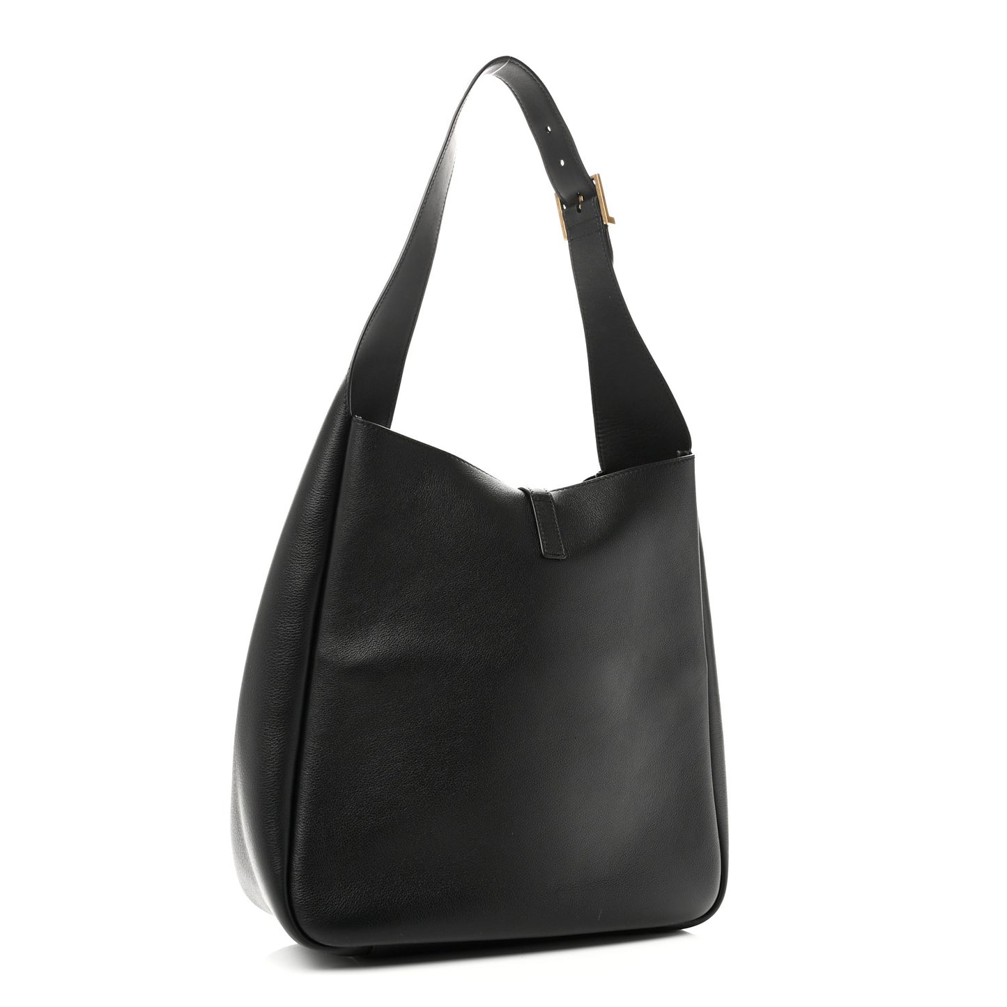 Supple Calfskin Large Le 5 A 7 Soft Hobo Black
