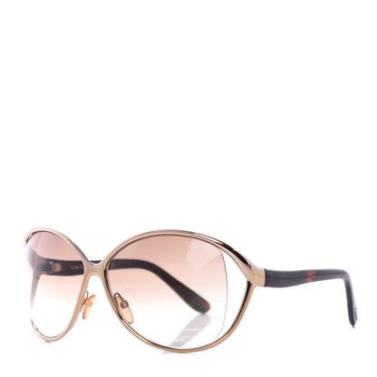 Tom Ford Metal Yvette Sunglasses TF89 Gold 1 of 8