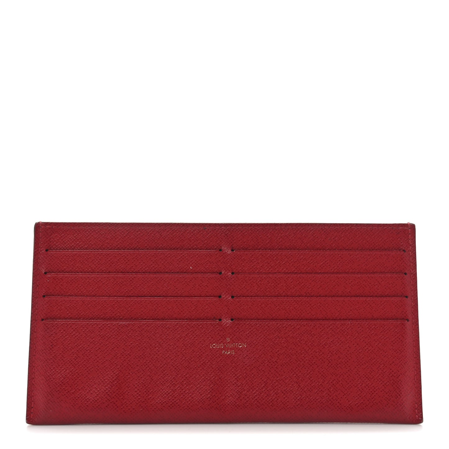 Calfskin Felicie Card Holder Insert Cherry