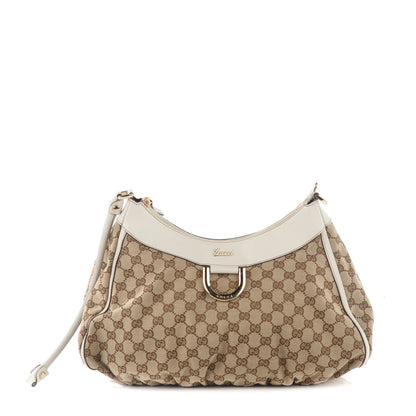 Gucci Monogram D Gold Large Hobo Off White 1 of 7