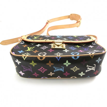 Louis Vuitton Monogram Multicolor Sologne Black 4 of 11