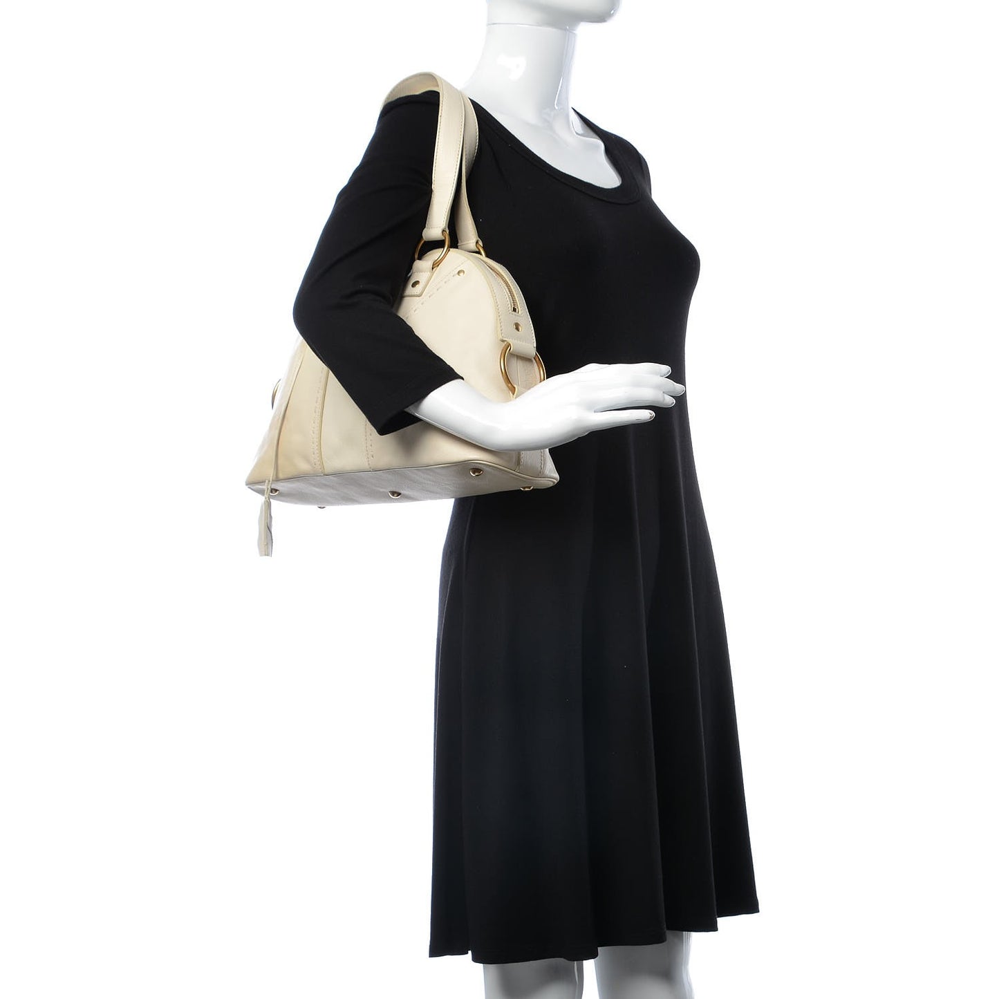 Calfskin Medium Muse Ivory