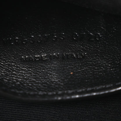 Saint Laurent Suede Calfskin Small Grace Fringed Hobo Bag Rope Black 7 of 10
