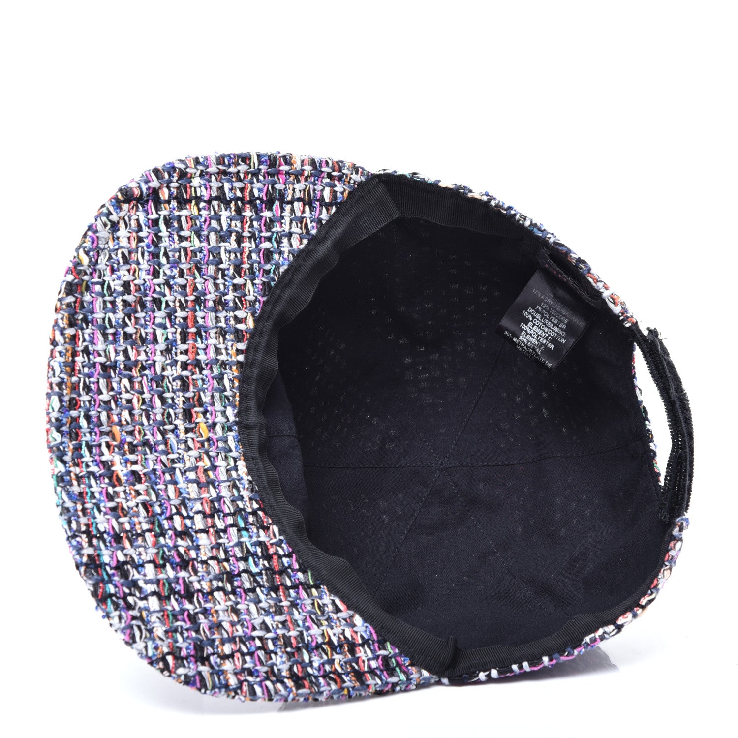 Chanel Tweed Cap Hat Multicolor 6 of 8