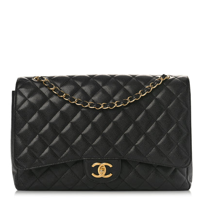 Chanel Caviar Quilted Maxi Double Flap Black 1 of 11