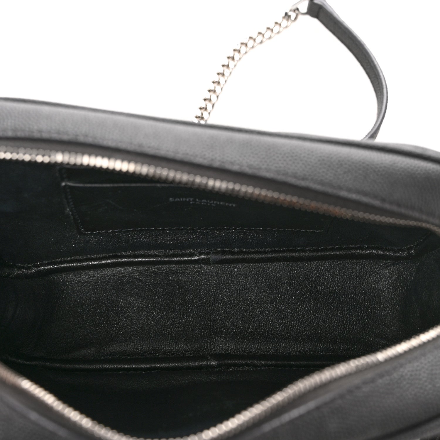 Saint Laurent Grain De Poudre Matelasse Monogram Mini Lou Camera Bag Asphalt 5 of 11