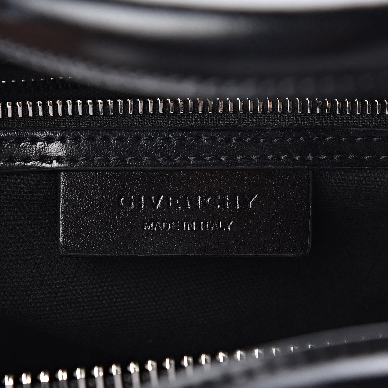 Givenchy Shiny Lord Calfskin Medium Antigona Black 6 of 10