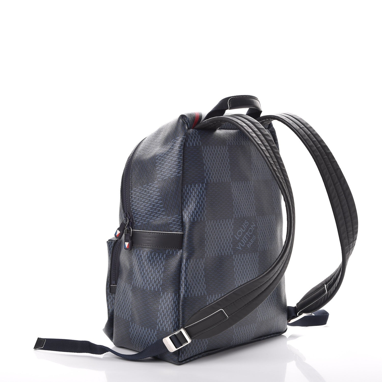 Louis Vuitton Damier Cobalt Latitude America's Cup Apollo Backpack Red 3 of 8