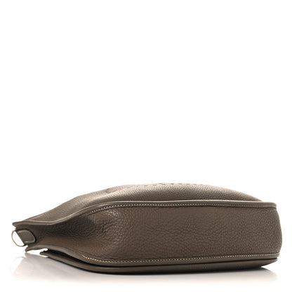 Hermes Taurillon Clemence EVELYNE III PM Etoupe 4 of 11