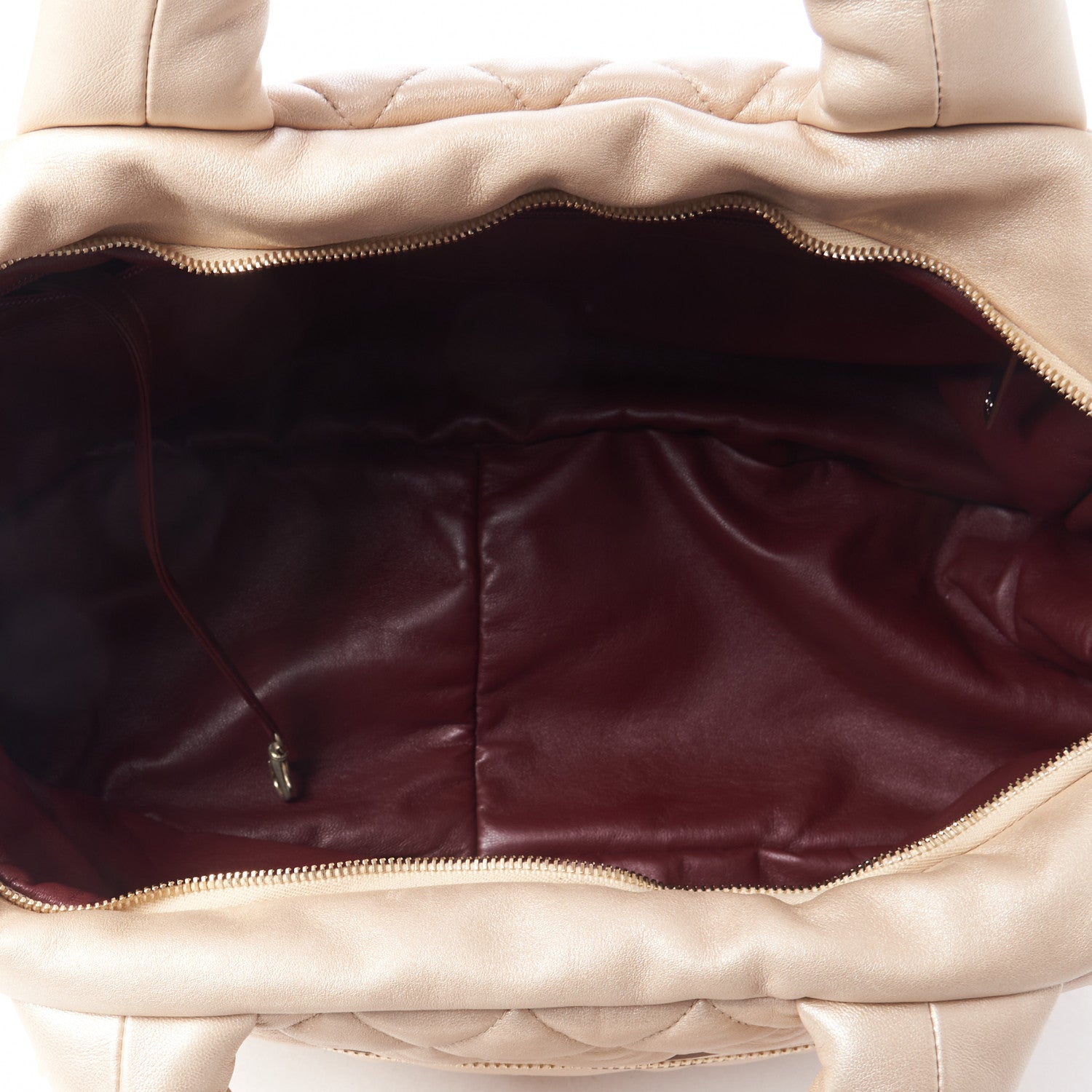 Chanel Lambskin COCO Cocoon Bowler Light Gold 6 of 9