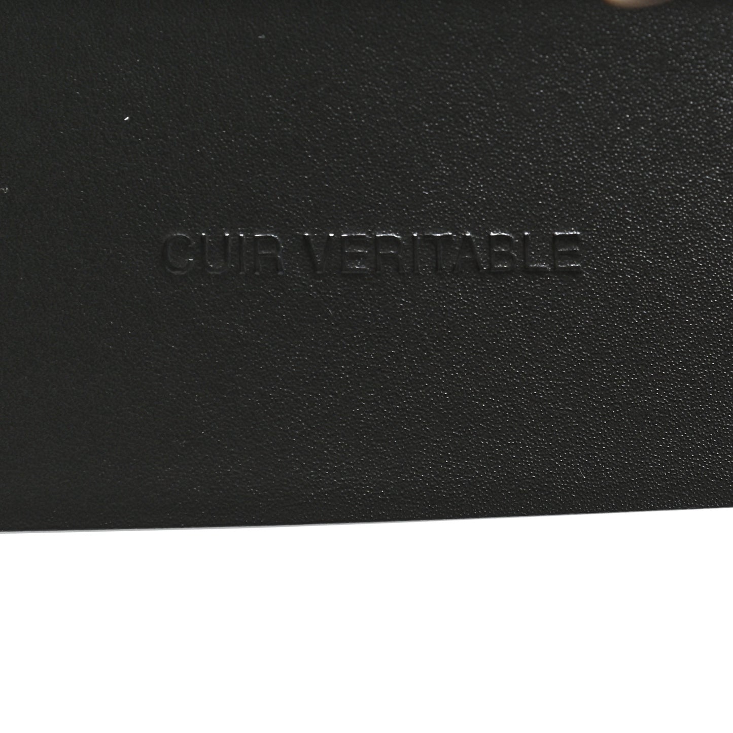 Calfskin CC Chain Belt 75 30 Black