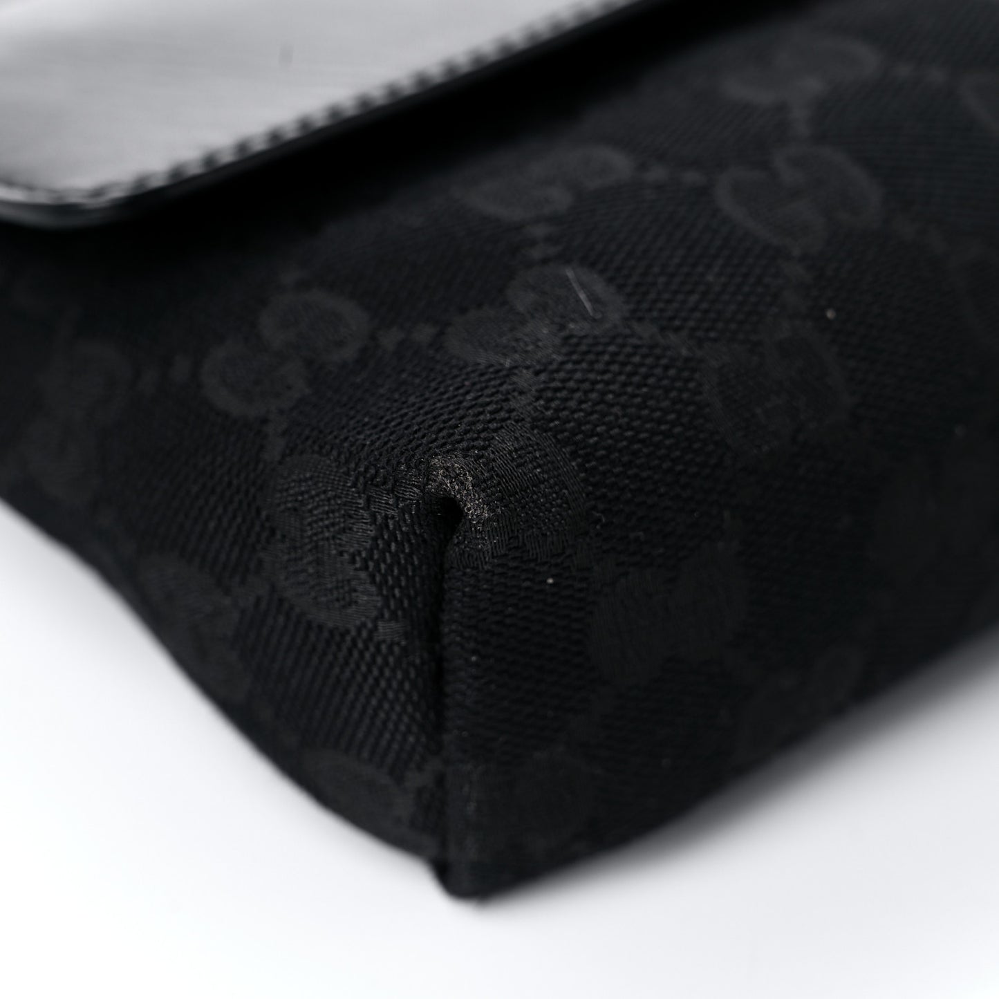 Calfskin Monogram Belt Bag Black