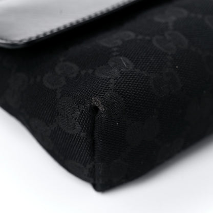 Gucci Calfskin Monogram Belt Bag Black 8 of 16