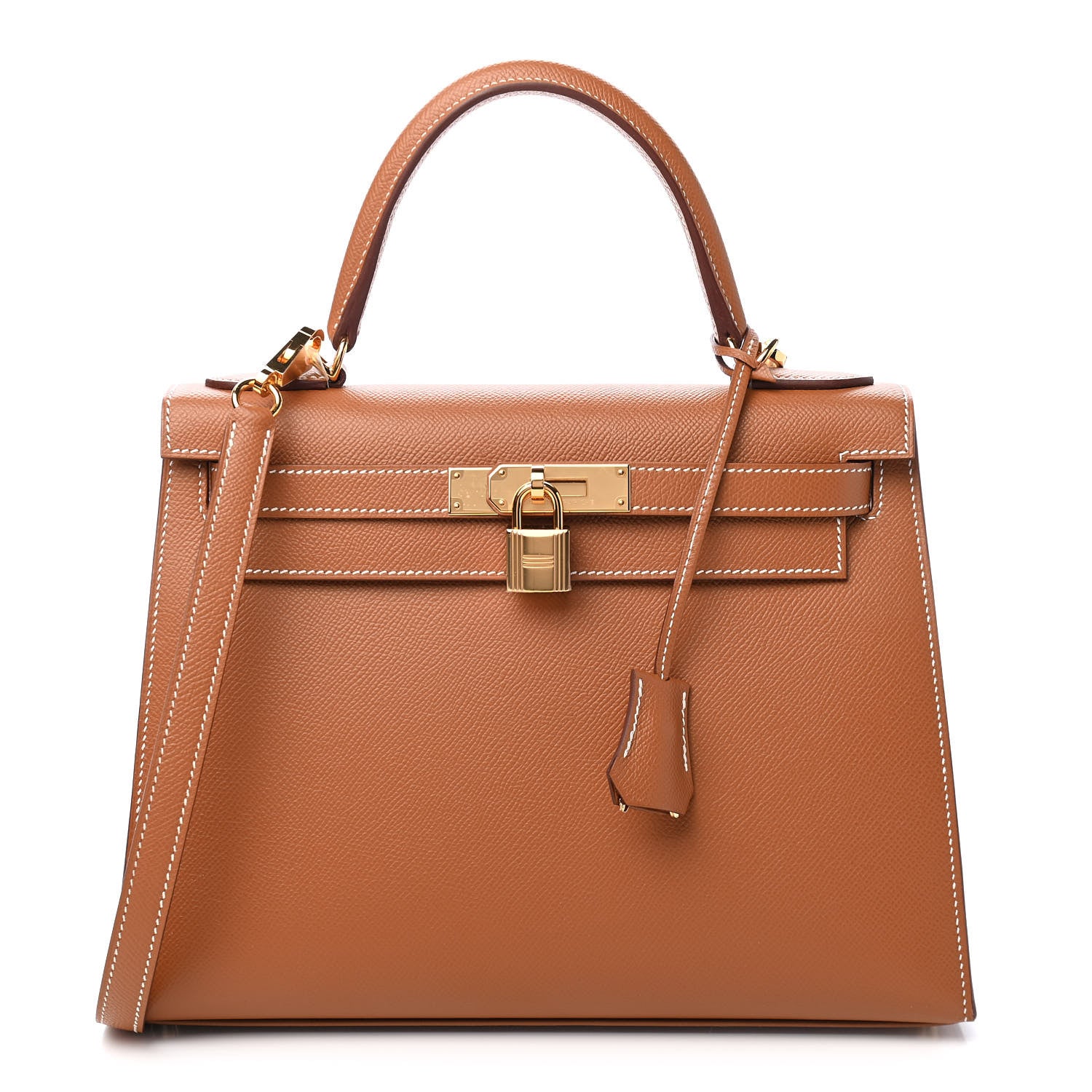 Hermes Epsom Kelly Sellier 28 Gold 1 of 11