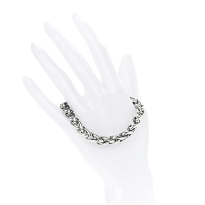 David Yurman Sterling Silver 14K Yellow Gold 6mm Wheat Chain Bracelet 2 of 4