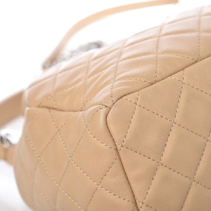 Chanel Lambskin Quilted Small CC Chain Bucket Bag Beige 11 of 13