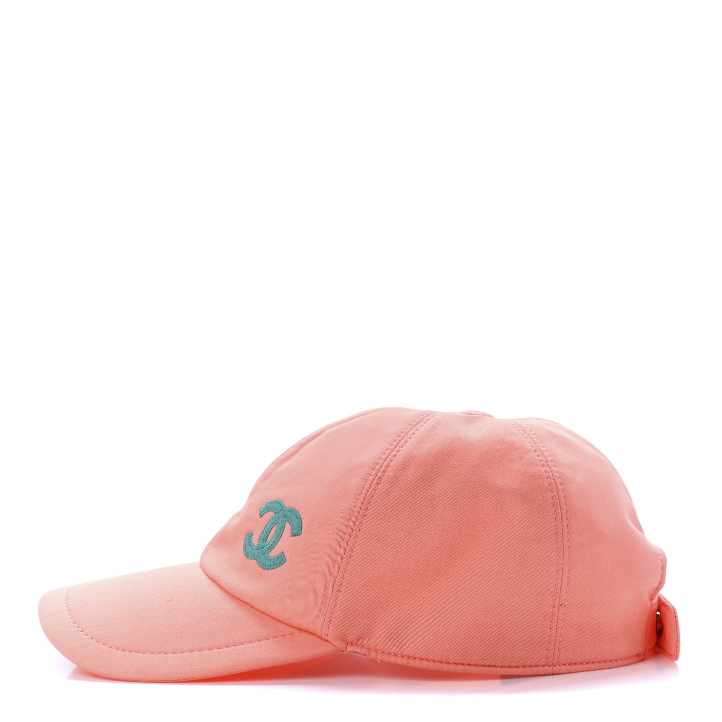 Cotton CC Cap Hat Orange Turquoise
