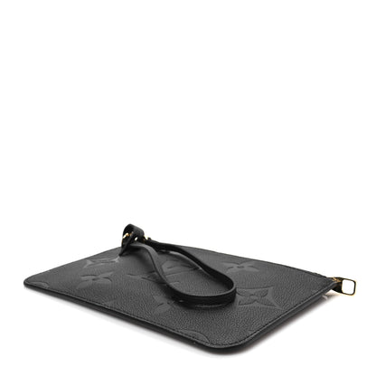 Louis Vuitton Empreinte Monogram Giant Neverfull MM Pochette Black 6 of 6