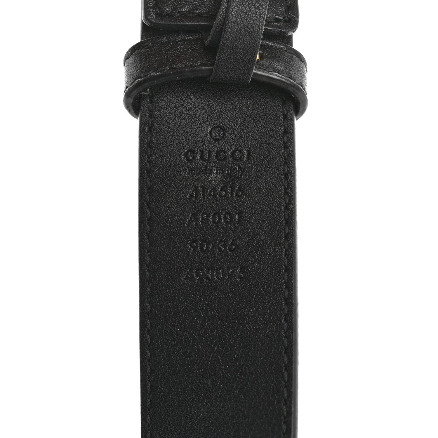 Gucci Calfskin Double G 30mm Belt 90 36 Black 5 of 6
