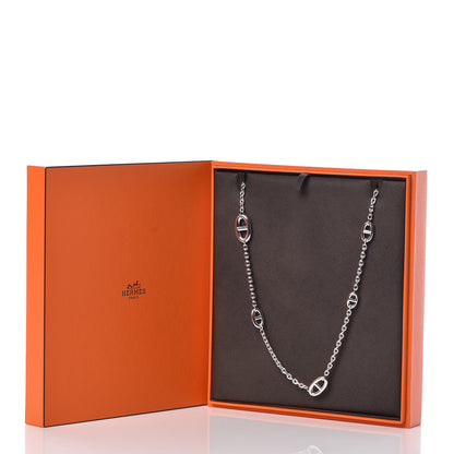 Hermes Sterling Silver Farandole Necklace 120 7 of 7