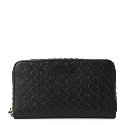 Gucci Microguccissima Large Zip Around Organizer Wallet Brown 1 of 8