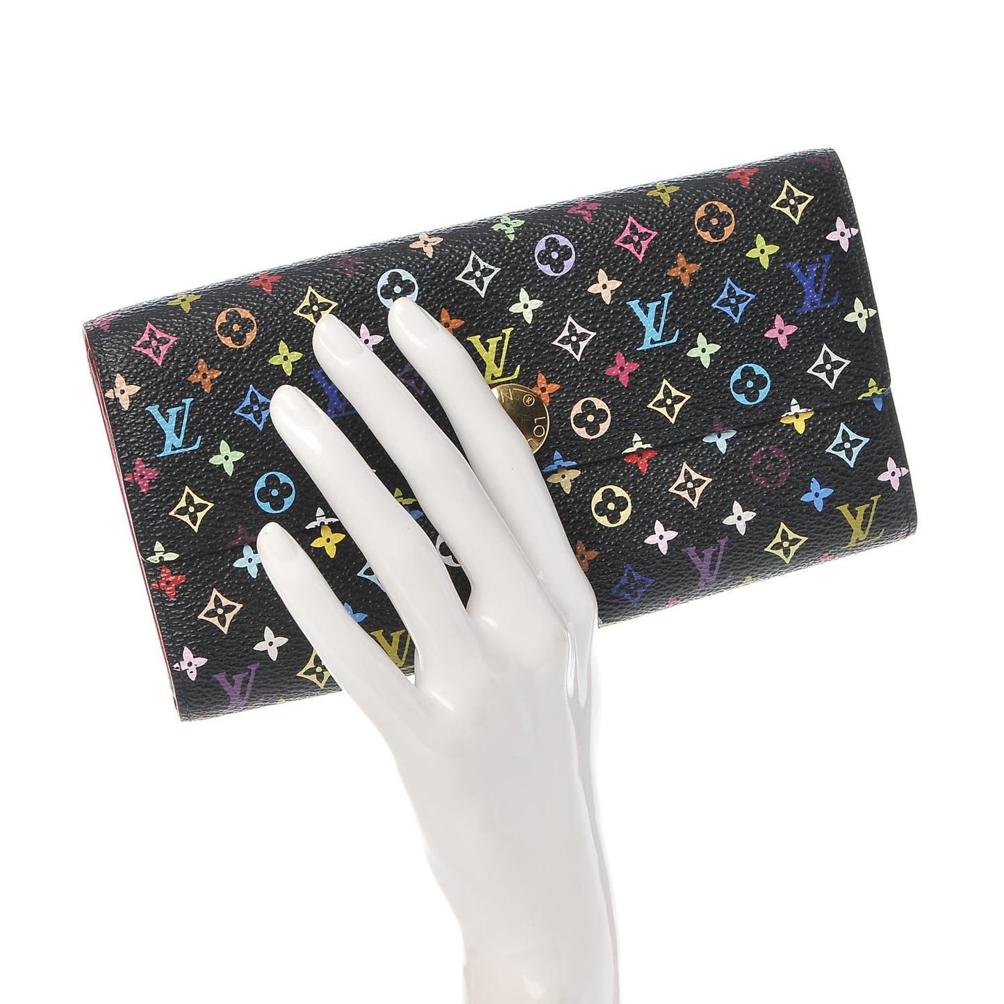 Monogram Multicolor Sarah Wallet Black Grenade