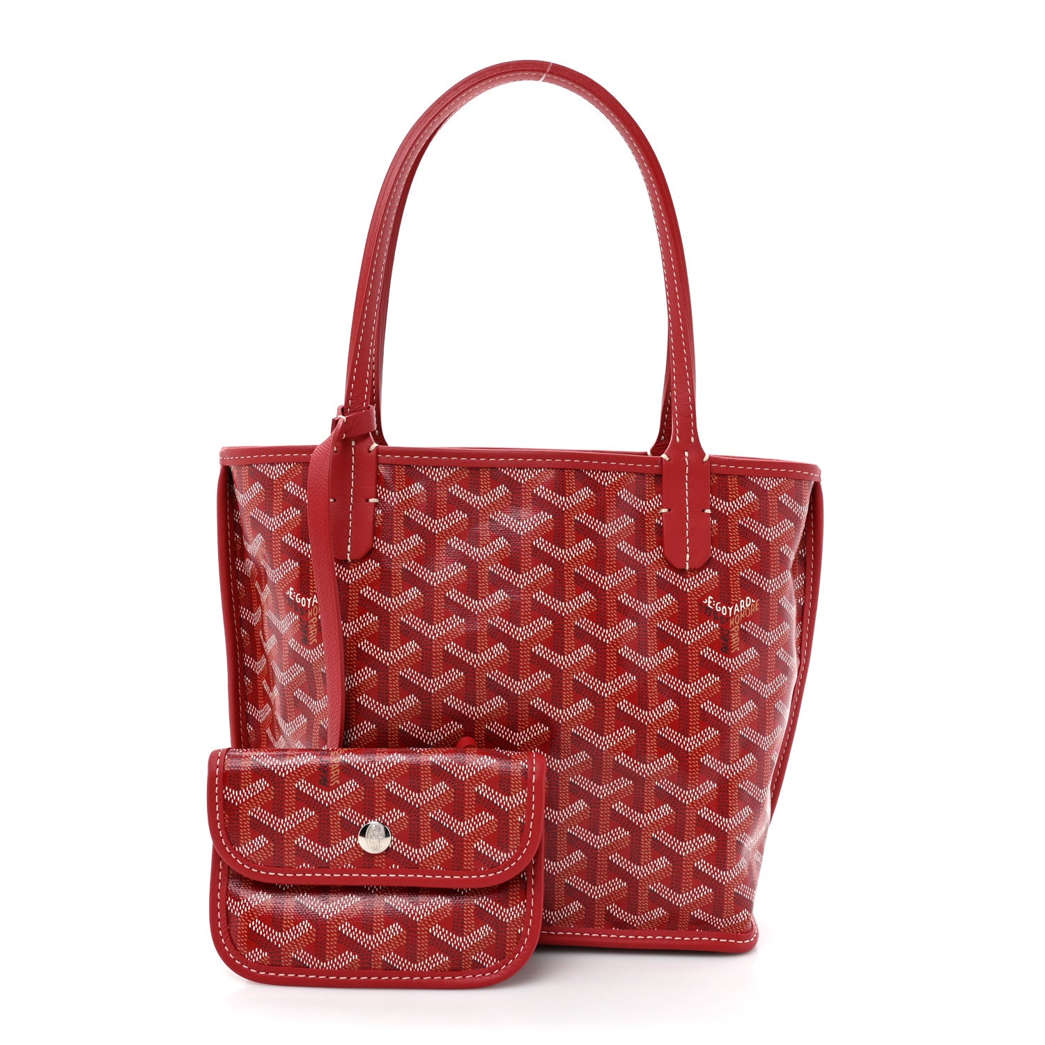 Goyard Goyardine Reversible Mini Anjou Red 3 of 17