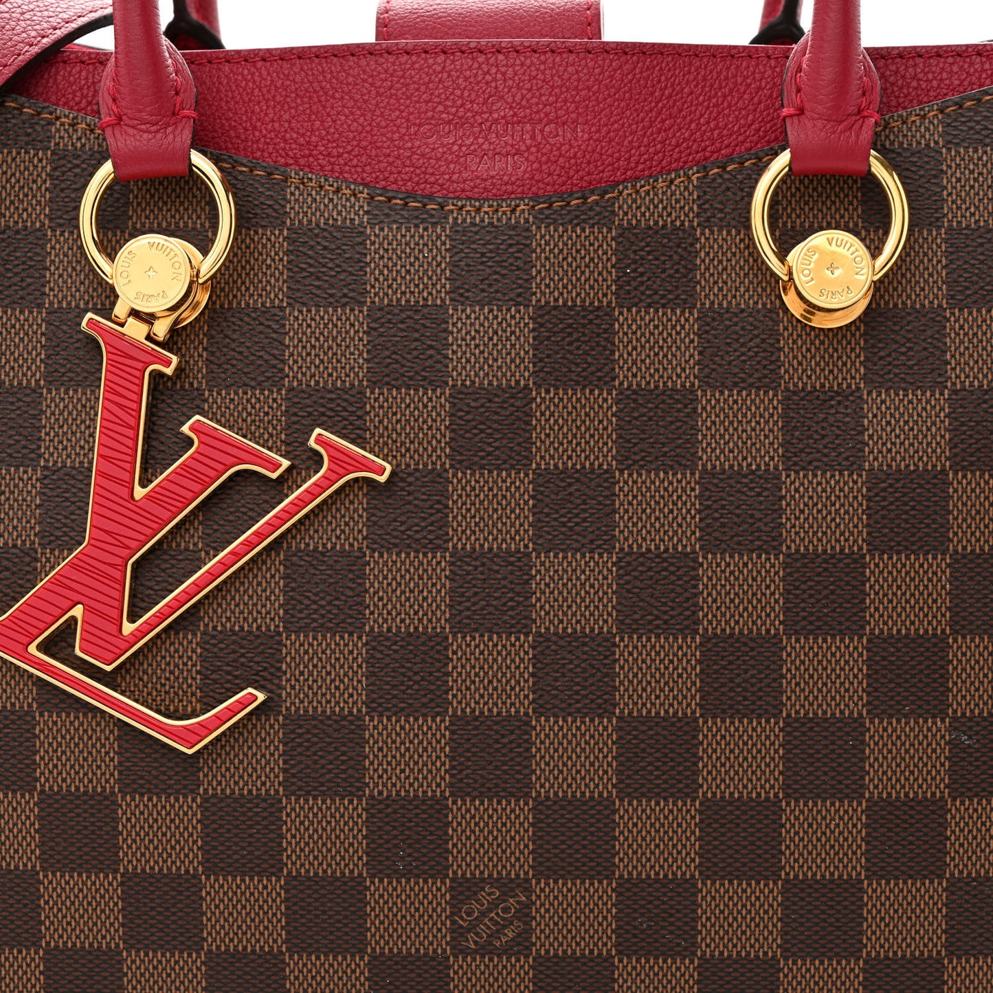 Damier Ebene LV Riverside Lie De Vin