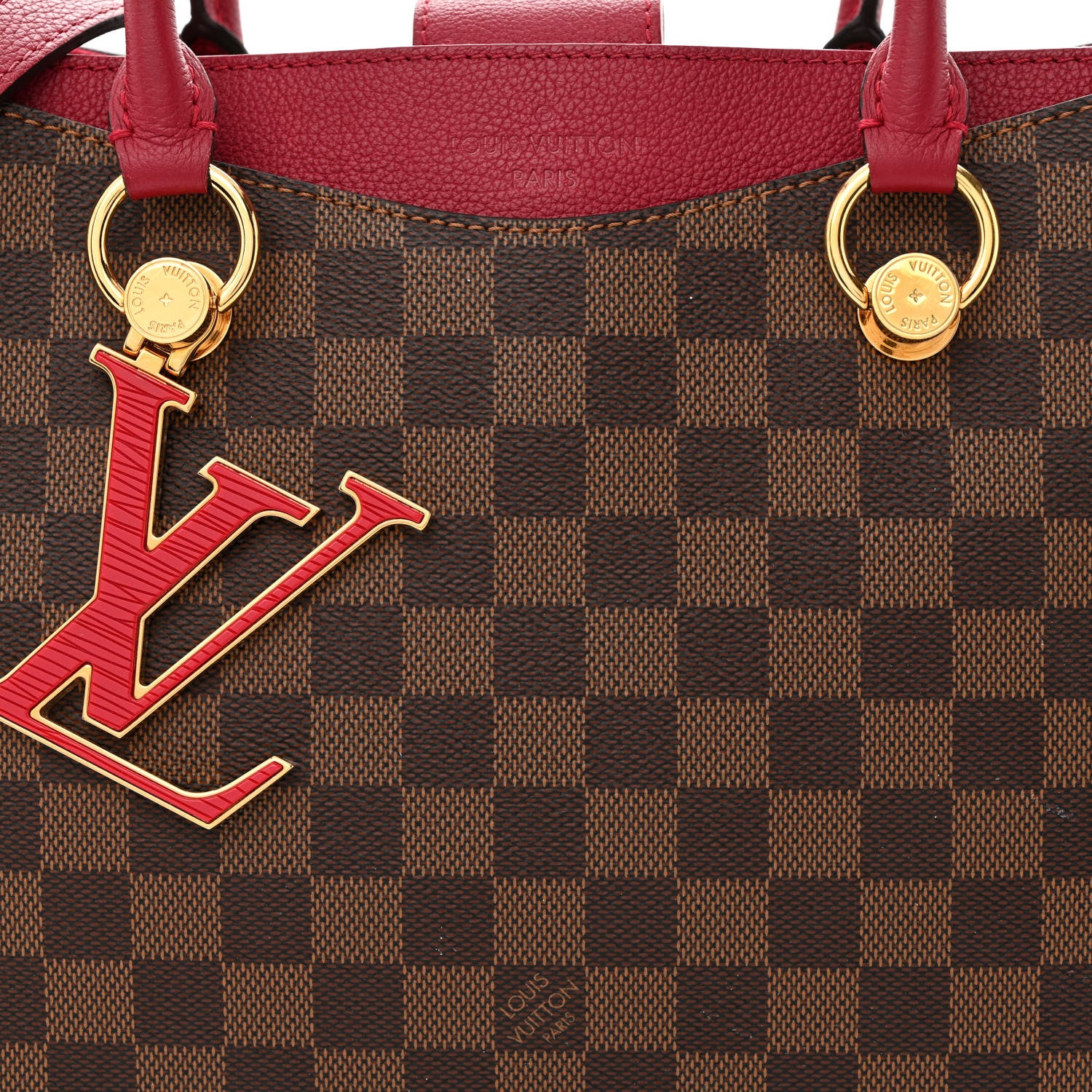 Louis Vuitton Damier Ebene LV Riverside Lie De Vin 11 of 13