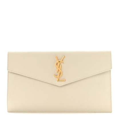 Saint Laurent Grain De Poudre Uptown Pouch Crema Soft 2 of 16