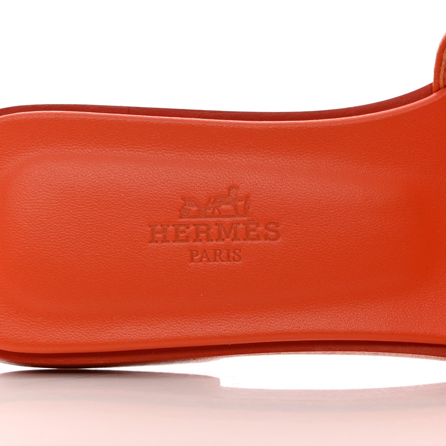 Hermes Epsom Oran Sandals 35 Orange Poppy 7 of 9