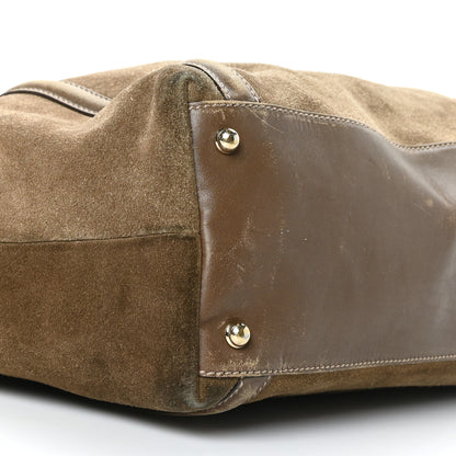 Gucci Suede Large Britt Shoulder Bag Brown 8 of 12