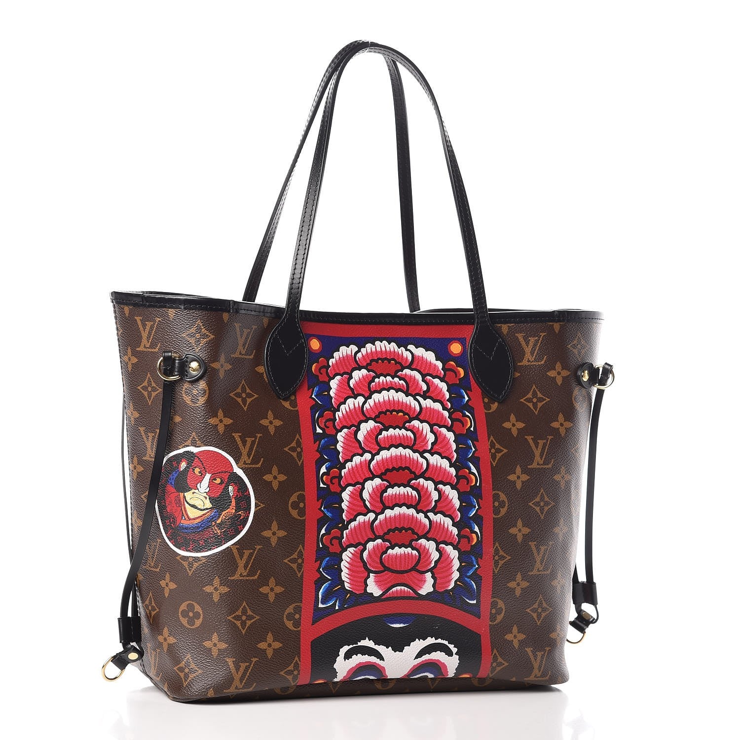 Louis Vuitton Monogram Kabuki Neverfull MM 4 of 9
