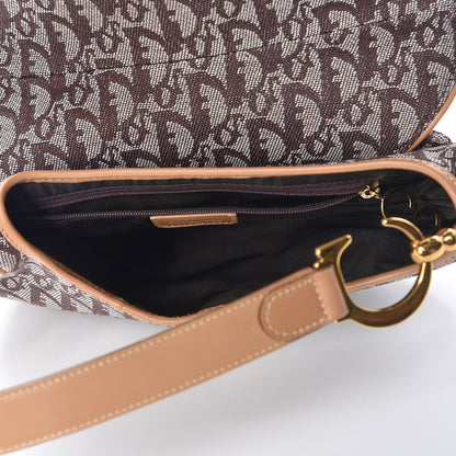 Christian Dior Monogram Saddle Bag Beige 5 of 7