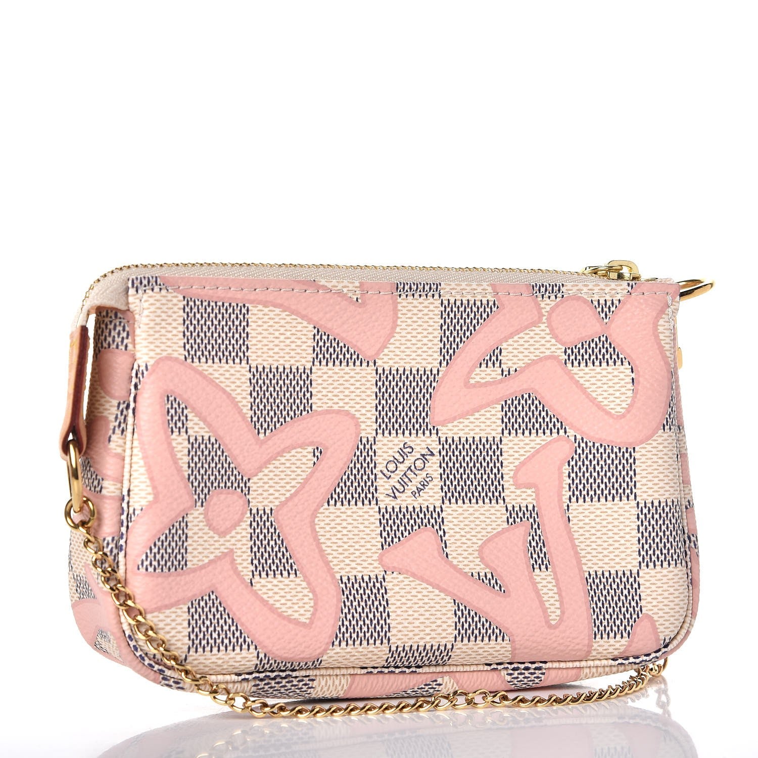 Louis Vuitton Damier Azur Tahitienne Mini Pochette Accessories 3 of 8