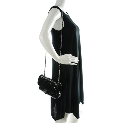 Chanel Patent Quilted Small Coco Shine Flap Black 2 of 8