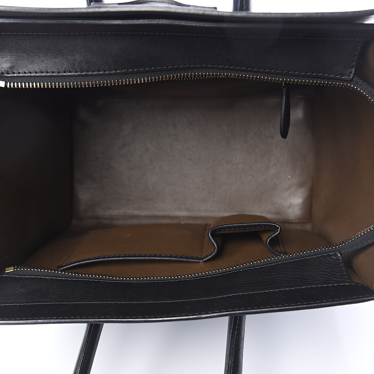 Celine Calfskin Nubuck Suede Micro Tri-Color Luggage Blue 4 of 8