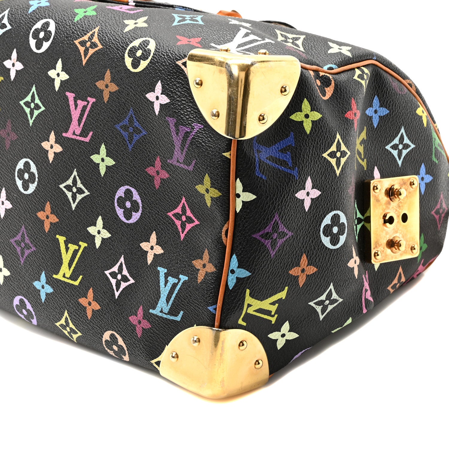 Louis Vuitton Monogram Multicolor Speedy 30 Black 9 of 9
