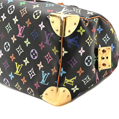 Louis Vuitton Monogram Multicolor Speedy 30 Black 9 of 9