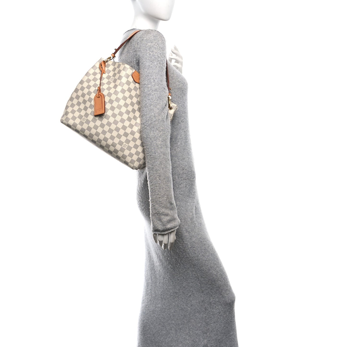 Damier Azur Graceful PM Rose Ballerine