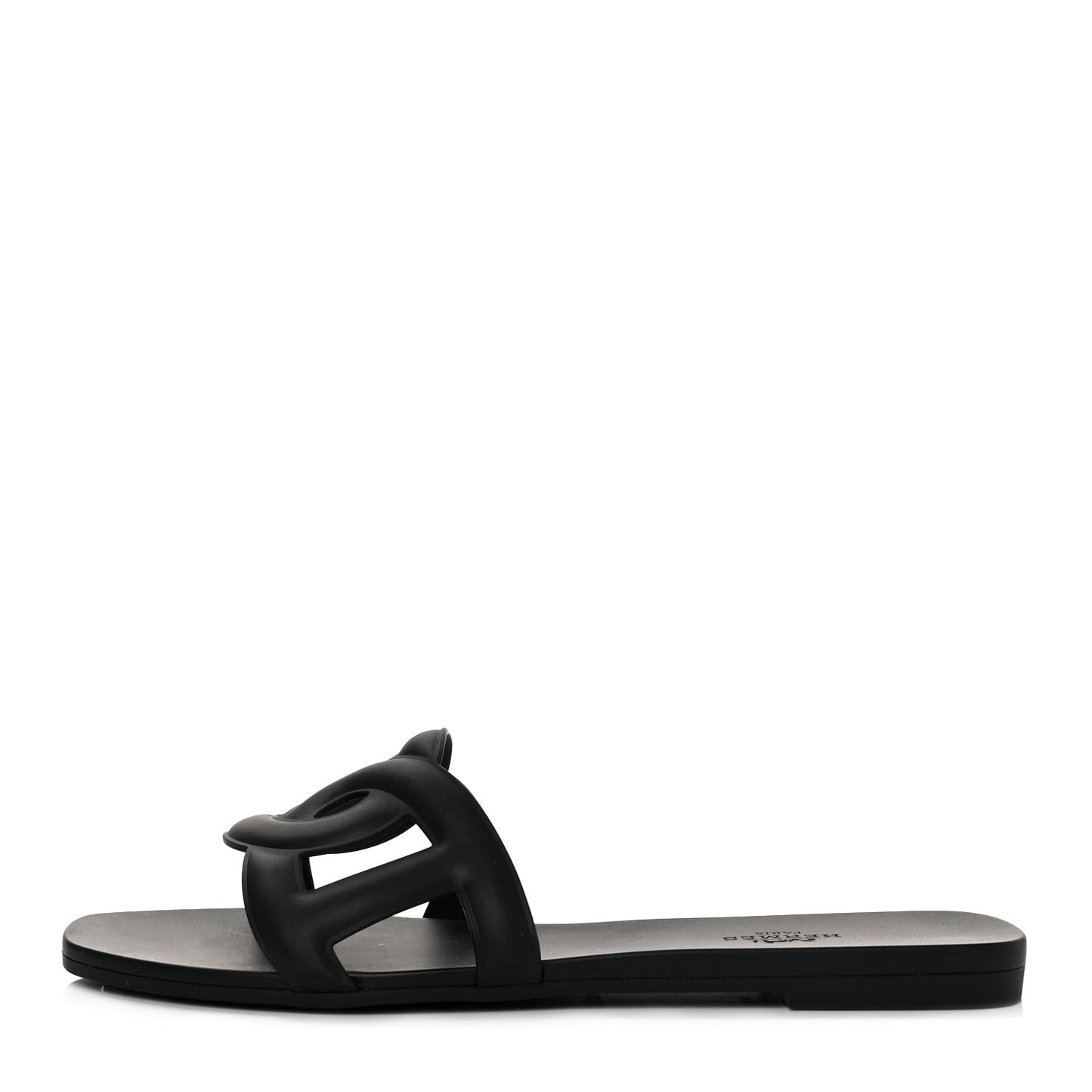 Rubber Aloha Sandals 38 Black
