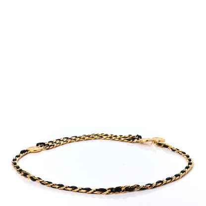 Chanel Lambskin Chain CC Medallion Belt Black Gold 2 of 4