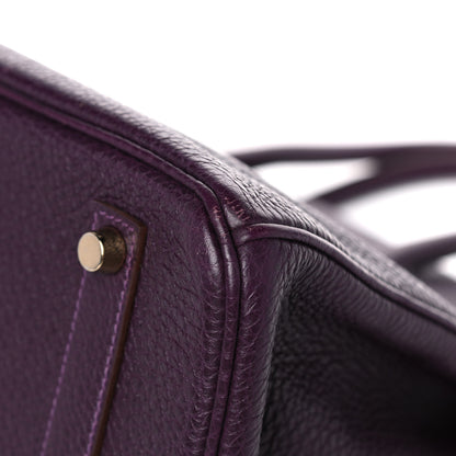 Hermes Togo Birkin 35 Raisin 10 of 37