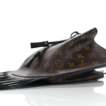 Louis Vuitton Monogram Fringed Noe 9 of 10