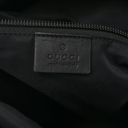 Gucci Techno Canvas Web Single Buckle Backpack Black 6 of 10
