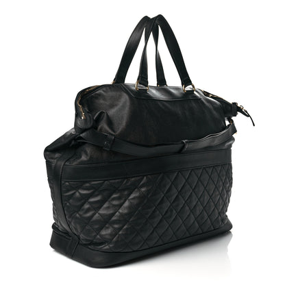 Chanel Caviar Quilted Weekender Bag Black 3 of 10