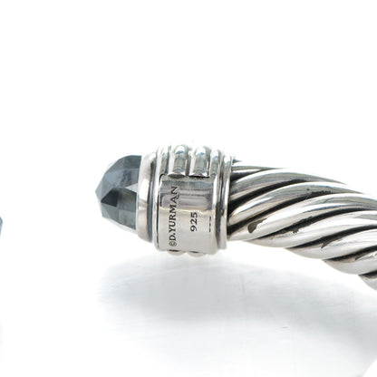 David Yurman Sterling Silver Hematine 10mm Cable Classics Bracelet 4 of 5