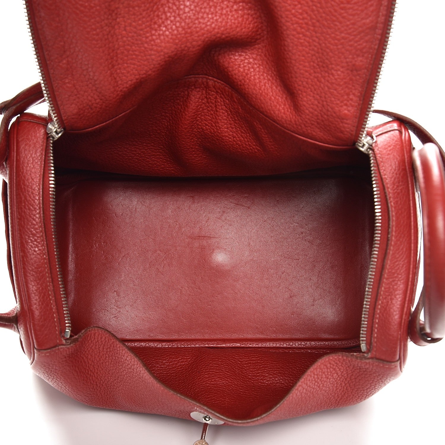 Hermes Taurillon Clemence Lindy 34 Rouge Garance 5 of 13